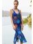 Regular Fit Çiçekli Kroşe Midi Plaj Elbisesi-Fall in Love C6106AX24SM 11