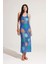 Regular Fit Çiçekli Kroşe Midi Plaj Elbisesi-Fall in Love C6106AX24SM 13