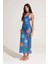 Regular Fit Çiçekli Kroşe Midi Plaj Elbisesi-Fall in Love C6106AX24SM 15