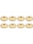 8 Pcs Evrensel Bakır Hoparlör Spikes Pedler Hoparlör Şok Taban Pad Izolasyon Stand Ayakları Koni Base Paspasları Zemin 25 x 4mm (Yurt Dışından) 1