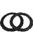 10 Inç Delikli Kauçuk Hoparlör Köpük Kenarı Subwoofer Surround Hoparlör Onarımı Için Yedek Parçalar (Siyah) (2 Adet) (Yurt Dışından) 2