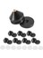 8 Set Hoparlör Ayak Ayak Pad Alüminyum Alaşım Metal (Doğal Ahşap Değil) Conies Cone Zemin Ayak Tırnak M23X20 (Yurt Dışından) 4