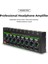 8 Kanallar Mini Stereo Kulaklık Amplifikatörü HA800S Pro Ultra Kompakt Ses Amplifikatörü, Güç Adaptörü Ab Fişi (Yurt Dışından) 5
