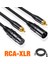 Xlr Erkek - Rca Erkek Kablosu, Altın Kaplama Konektör Kablosu, Koaksiyel Kalkan Xlr Mikrofon Ses Kablosu Adaptörü 16.4ft (Yurt Dışından) 2