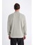 Açık Haki Regular Fit Polo Yaka Jakarlı Triko Sweatshirt A9785AX24AU 12
