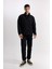 Relax Fit Dik Yaka Polar Fermuarlı Sweatshirt 7