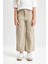 Kız Çocuk Wide Leg Kargo Cepli Geniş Bol Paça Pamuklu Pantolon C8778A824AU 10