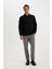 Regular Fit Polo Yaka Yarım Fermuarlı Basic Düz Sweatshirt D2279AX24AU 7