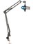 Masaüstü Mikrofon Standı Ayarlanabilir Mikrofon Standı F-Clamp ile 1,75 Inç Çapında Mıc&#39;ler Için Uygun (Yurt Dışından) 5