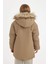 Kız Çocuk Çıkarılabilir Suni Kürk Yaka Kapüşonlu Parka C8515A824AU 12