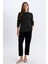 Regular Fit Bisiklet Yaka Simli Kumaş Triko Kazak D0405AX24WN 9