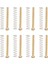 8 Pcs M2.5X32MM Elektro Gitar Humbucker Pikapları Yükseklik Vidasını ve Yayını Ayarla - Pitch 0.4mm - Altın (Yurt Dışından) 1