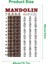 Mandolin Poster Grafiği Akor Müzikal Eğitim Enstrüman Kılavuzu Akorlar Kabar Parmak Grafiği (Yurt Dışından) 2