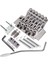 Chrome Electric Guitar Tremolo Köprüsü Çift Kilitleme SISTIYEMI/78MM 2 Saplama Merkezi/ipleri Eyerden (Yurt Dışından) 1