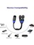 1 Erkek Ila 2 Dişi Xlr Y Ayırıcı Mikroff Kablosu, 3pin Xlr Erkek Ila Çift Xlr Dişi Y-Stritör Dengeli Mikrofon Kabloları (1pc) (Yurt Dışından) 5