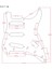Ayna Gitar Pickguard 11 Delikler St Sss Fd St Gitar Aksesuarları Için 11 Pcs Pickguard Vidalı Gitar Scratch Plakası (Yurt Dışından) 4
