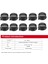 30PCS 6.35MM Şaft Pirinç Içi Set Vidalı Gitar Pedal Efektleri Kontrol Amp Düğmesi Gitar Aksesuarları Siyah (Yurt Dışından) 4