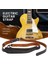 Dayanıklı Deri ve Metal Toka Elektro Gitar Kayış Kayışı Omuz Ped Ayarlanabilir Vintage Gitar Kayışları Siyah Renk (Yurt Dışından) 5