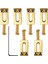Dikdörtgen Gitar Köprüsü Çırpma Tabakası Stratocaster Tele Telecaster Elektro Gitar Değiştirme, Altın (6 Paket) (Yurt Dışından) 1
