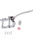 Gitar Vibrato Tailpiece Tremolo Düz Üst Gövde Tremolo Ünitesi Tele, Sg, Lp, Vb Için Elektro Gitarlar (Gümüş) (Yurt Dışından) 1