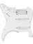 Sq Sq Electıce Gitar Yüklü Önceden Kablolanmış Elektro Gitar Pickguard Pikap Montajı Beyaz Düzenli (Yurt Dışından) 5