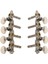 Makineler Tuner Pegs Mandolin Için Beyaz Inci Düğmeleri ile 4l+4r (Yurt Dışından) 2
