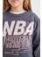 Kız Çocuk NBA Wordmark Oversize Geniş Kalıp Bisiklet Yaka Sweatshirt C9508A824AU 11