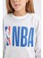 Kız Çocuk NBA Wordmark Oversize Geniş Kalıp Bisiklet Yaka Sweatshirt C9507A824AU 12