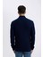 Lacivert Standart Fit Normal Kesim Yarım Balıkçı Yaka Fermuarlı Triko Hırka R1195AZ24WN 12