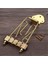 4 Dize Trapez Kuyruk Parçası Gitar Köprüsü Jazz Archtop ile Uyumlu Vidalı Elektro Gitar (Yurt Dışından) 2