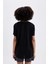 Fit Oversize Geniş Kalıp Bisiklet Yaka Sporcu Modal Kısa Kollu Tişört B5536AX24AU 14