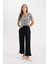 Culotte Geniş Paça Bürümcük Kapri D2175AX24SM 7