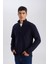 Haki Tüylenme Yapmayan Soğuk Geçirmez Regular Fit Dik Yaka Fermuarlı Polar Sweatshirt Y3996AZNS 10
