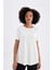 Fit Oversize Geniş Kalıp Bisiklet Yaka Sporcu Modal Kısa Kollu Tişört B5536AX24AU 13