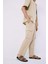 Wide Leg Bol Rahat Kesim Kargo Cepli Keten Görünümlü Yazlık Pantolon B9407AX24SM 11