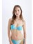 Regular Fit Degrade Baskılı Bikini Üstü-Fall in Love D2635AX24HS 11