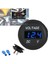 Marine Pano Tip Voltmetre Göstergesi Soketi Mavi LED 12-24V Çerçevesiz 2