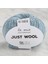 La Mia Just Wool Buz Mavisi El Örgü Ipi - LT015 - 34009 1
