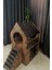 3xl Kedi Evi – Kahverengi, Iki Katlı, Merdivenli, Mdf, 91×92×52 cm 2