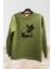 Hunting Avcılık Ördek Avı ve Avcı Köpeği Tüfek Baskılı Regular Fit %100 Pamuk Sweatshirt 1
