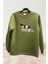 Hunting Doğa Avcılık Kurzhaar Av Köpeği Tema Baskılı Regular Fit %100 Pamuk Bisiklet Yaka Sweatshirt 1