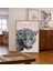 Çerçevesiz Pembe Leopar Duvar Posteri Siyah ve Beyaz Trend Moda Ofis Dekoru Estetik 5