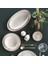 Porselen Camelia 54 Parça 12 Kişilik Yemek Takımı Gümüş 65781 3