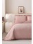 Lisbon Elyaf Dolgulu Çift Kişilik 240X260 cm Yatak Örtüsü Pudra 1