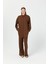Relaxed Fit Pantolonlu Takım Kahve 5