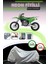 Gri Neon Fitilli Kawasaki Kx 85 Uyumlu Motosiklet Brandası 1