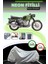 Gri Neon Fitilli Bmw R 60-7 Uyumlu Motosiklet Brandası 1