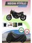 Siyah Neon Fitilli Ducati Scrambler 1100 Sport Pro Uyumlu Motor Brandası 1