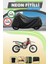 Siyah Arka Çanta Uyumlu Neon Fitilli Ktm 500 Exc Uyumlu Motor Brandası 1