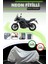 Gri Neon Fitilli Kawasaki Versys 650 Uyumlu Motosiklet Brandası 1